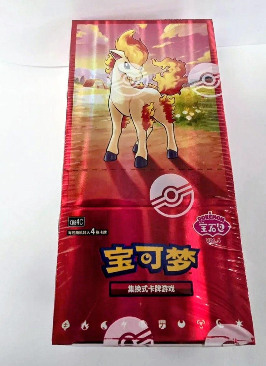 Pokémon TCG (S-CHN): Gem Pack Vol. 4 Booster Box — Ponyta (CBB4)