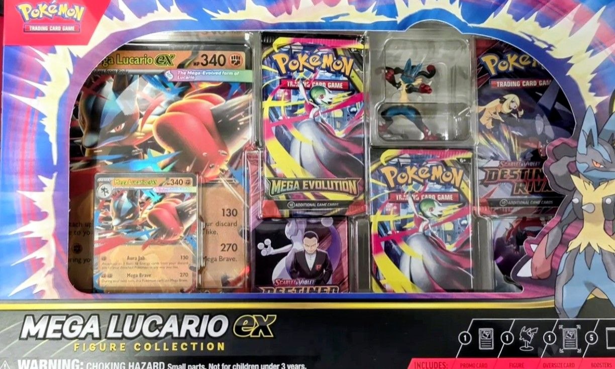 Pokémon TCG: Mega Lucario ex Figure Collection