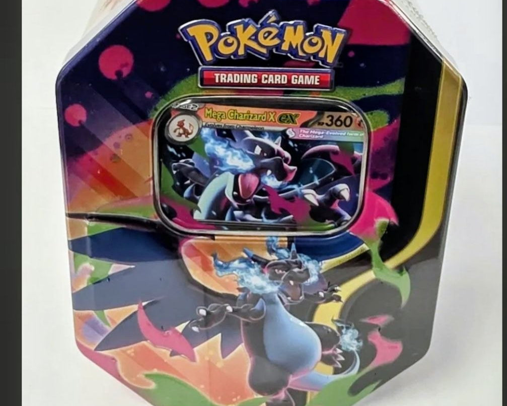 Pokémon TCG: Mega Charizard X ex Tin