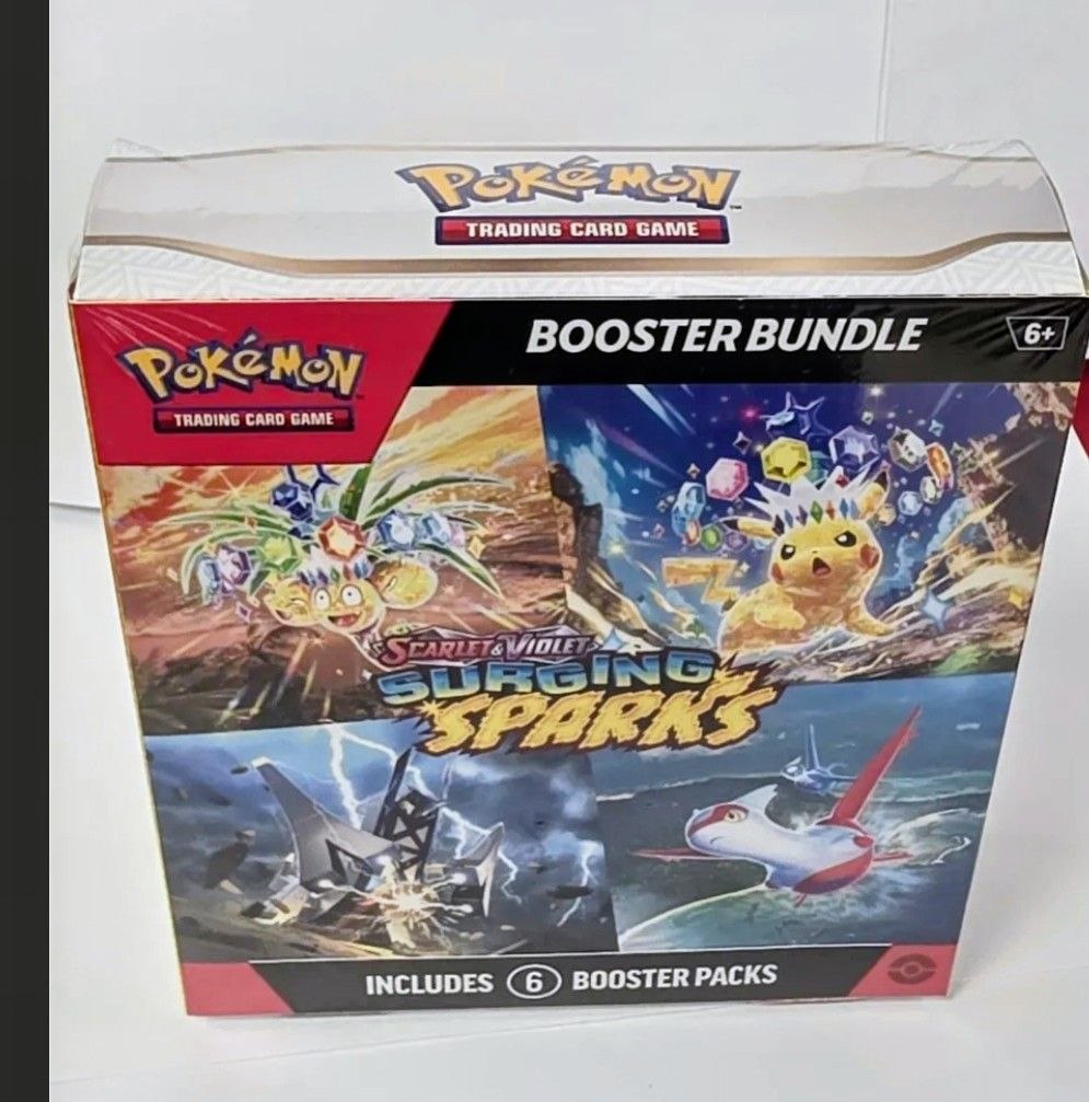 Pokémon TCG: Scarlet & Violet — Surging Sparks Booster Bundle (6 Packs)